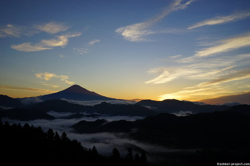 富士山の夜明け 死ぬまでに行きたい 世界の絶景