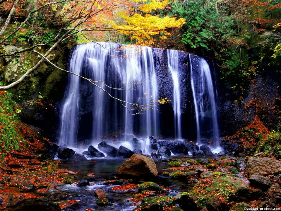 達沢不動滝 福島県 死ぬまでに行きたい 世界の絶景
