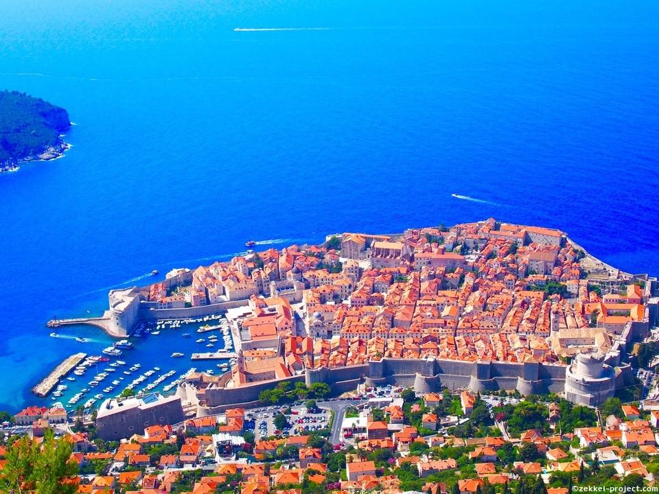 ドゥブロヴニクの旧市街 死ぬまでに行きたい 世界の絶景